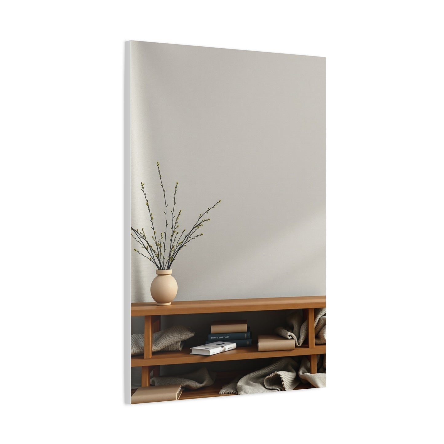 Elite Taupe, Linen, and Gray Art Vision Wall Art & Canvas Print