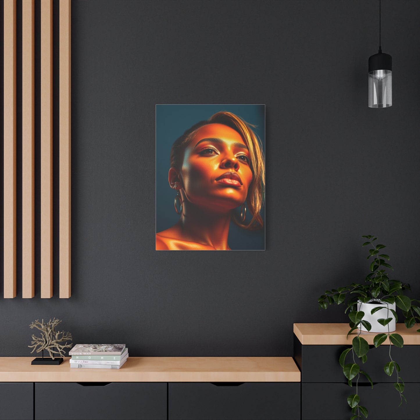 Pop of Orange Art Supreme Gallery Wall Art & Canvas Print