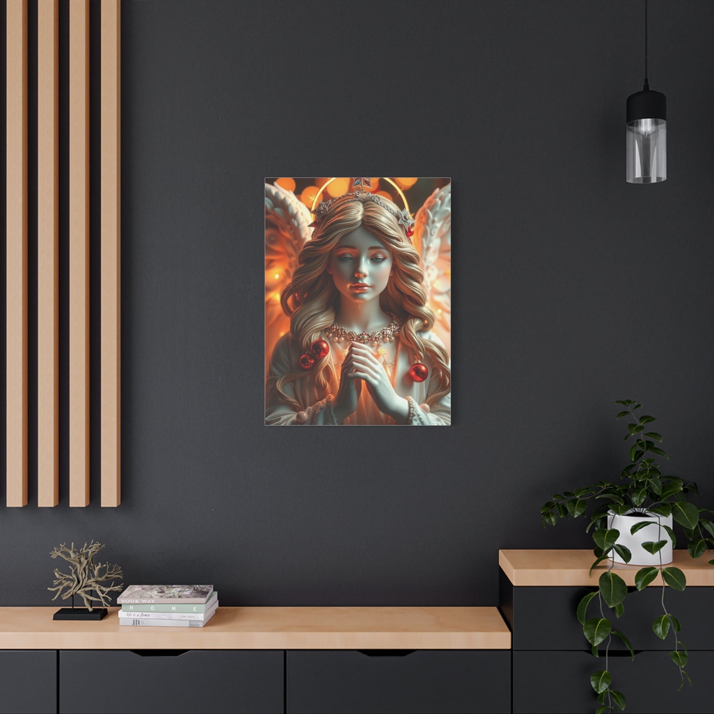Masterpiece Christmas Angel Art Vision Wall Art & Canvas Print