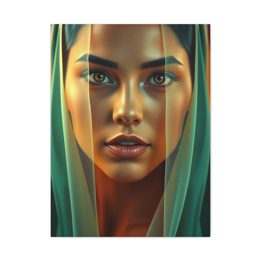 Female Portrait Art Luxury Canvas Wall Art & Canvas Print