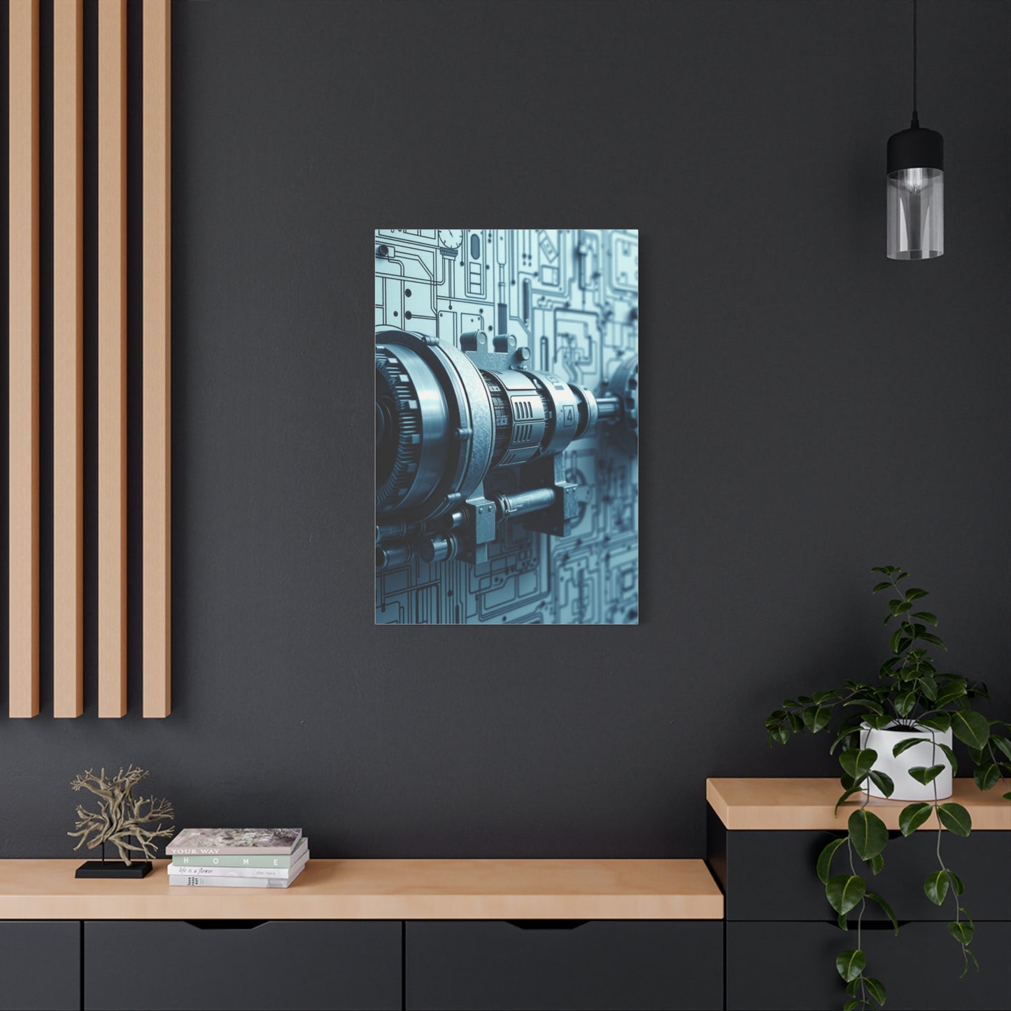 Engineering & Machinery Blueprints Art Supreme Gallery Wall Art & Canvas Print