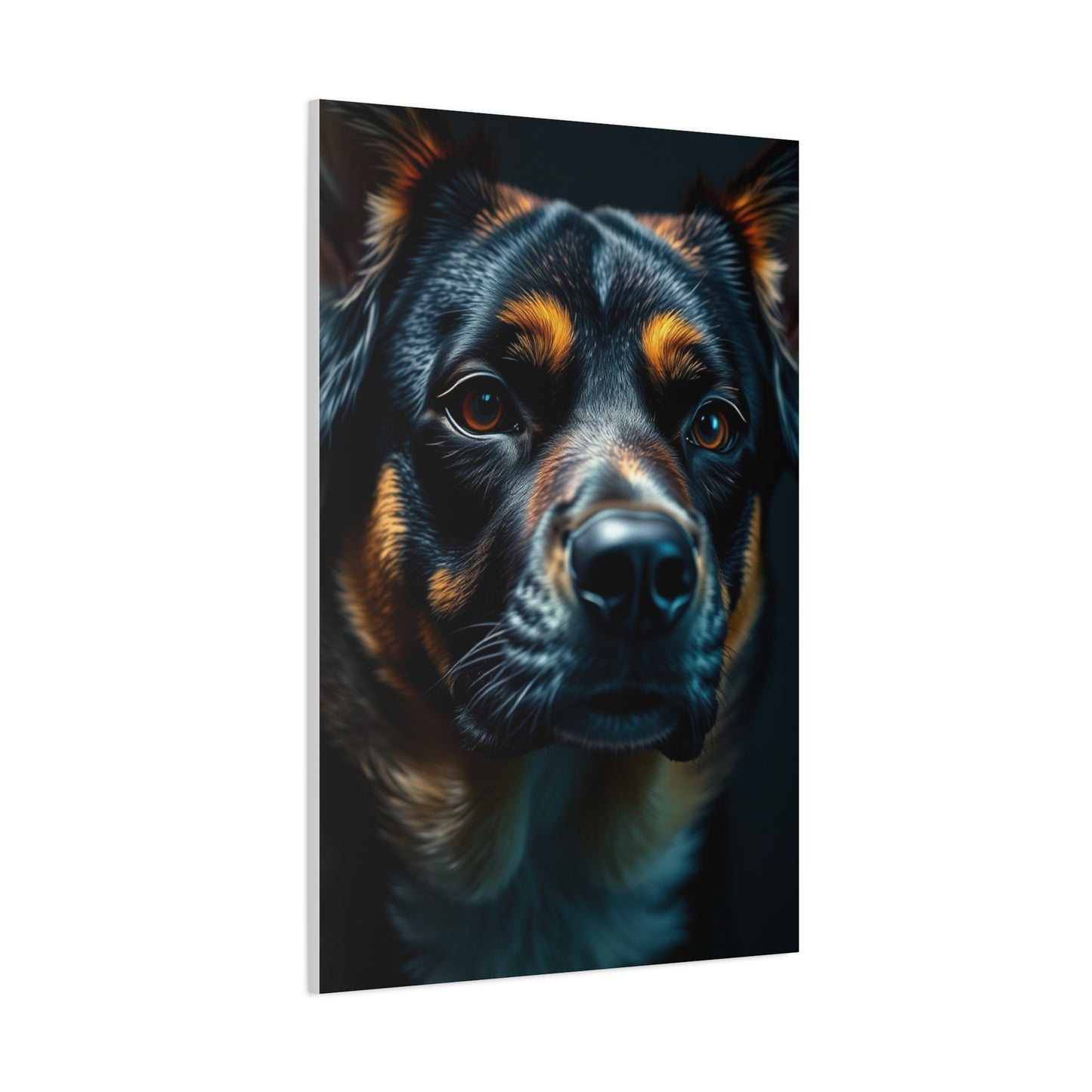 Masterpiece Black and Tan Art Vision Wall Art & Canvas Print