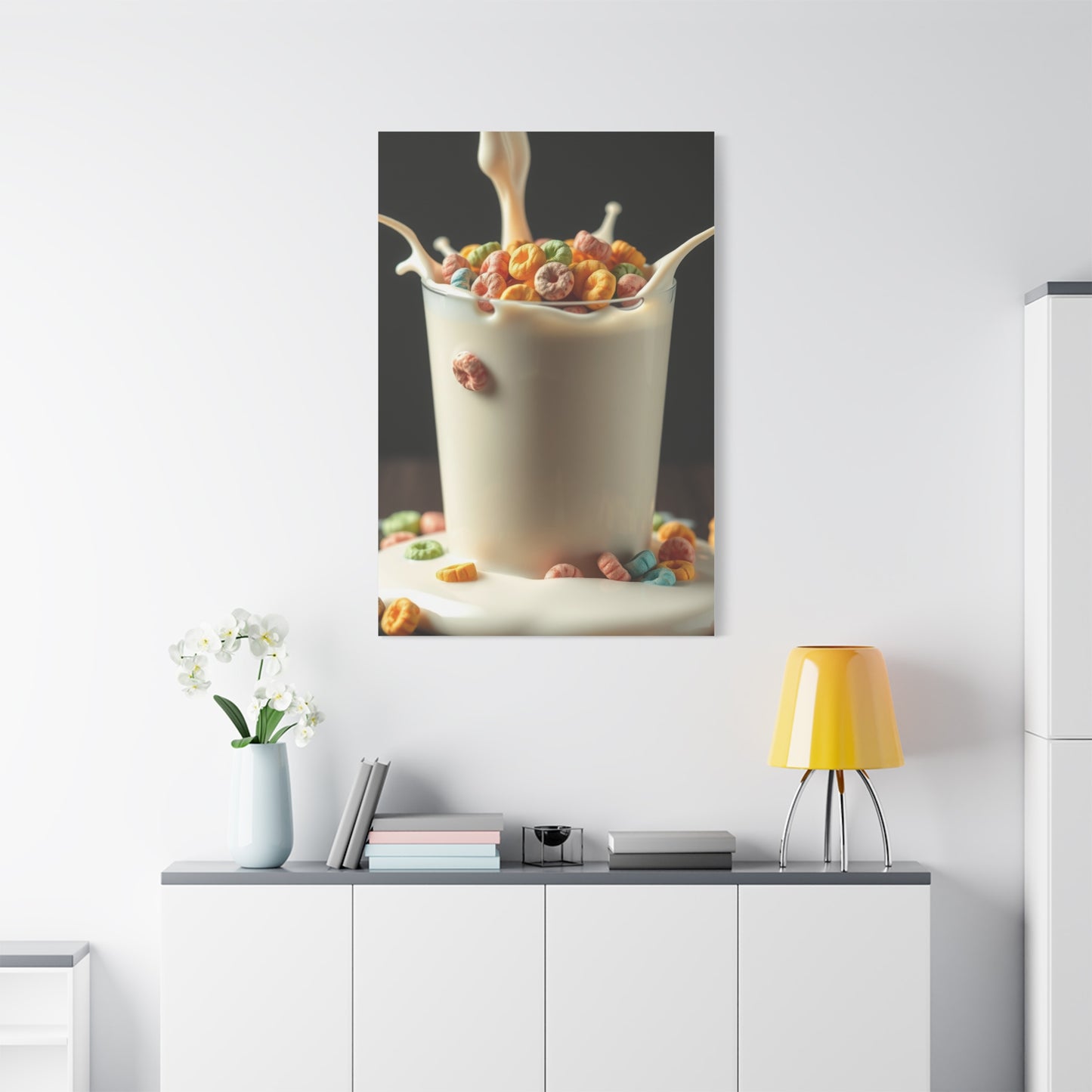 Gourmet Milky Vortex Canvas Wall Art & Canvas Print
