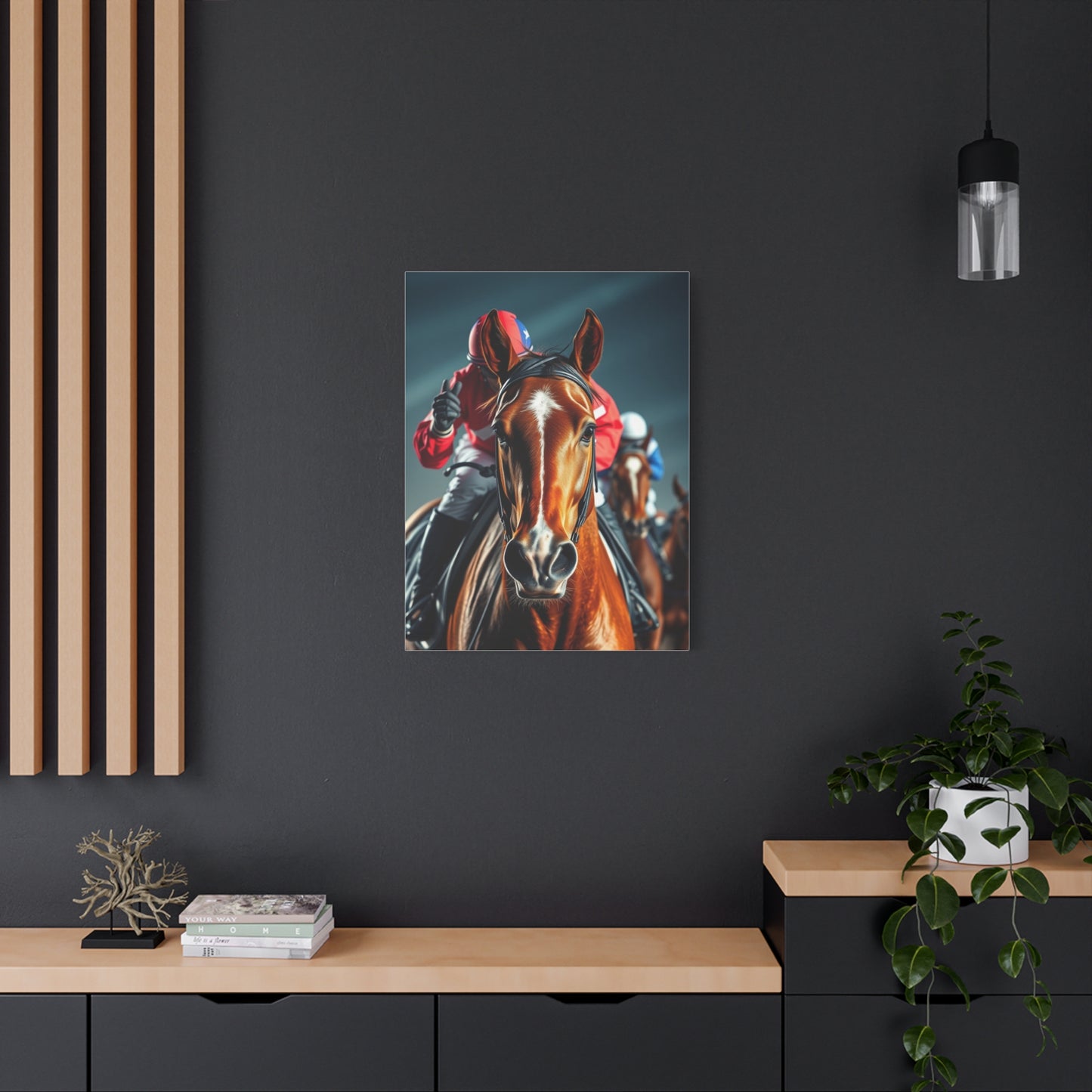Horse Racing Art Refined Canvas Wall Art & Canvas Print