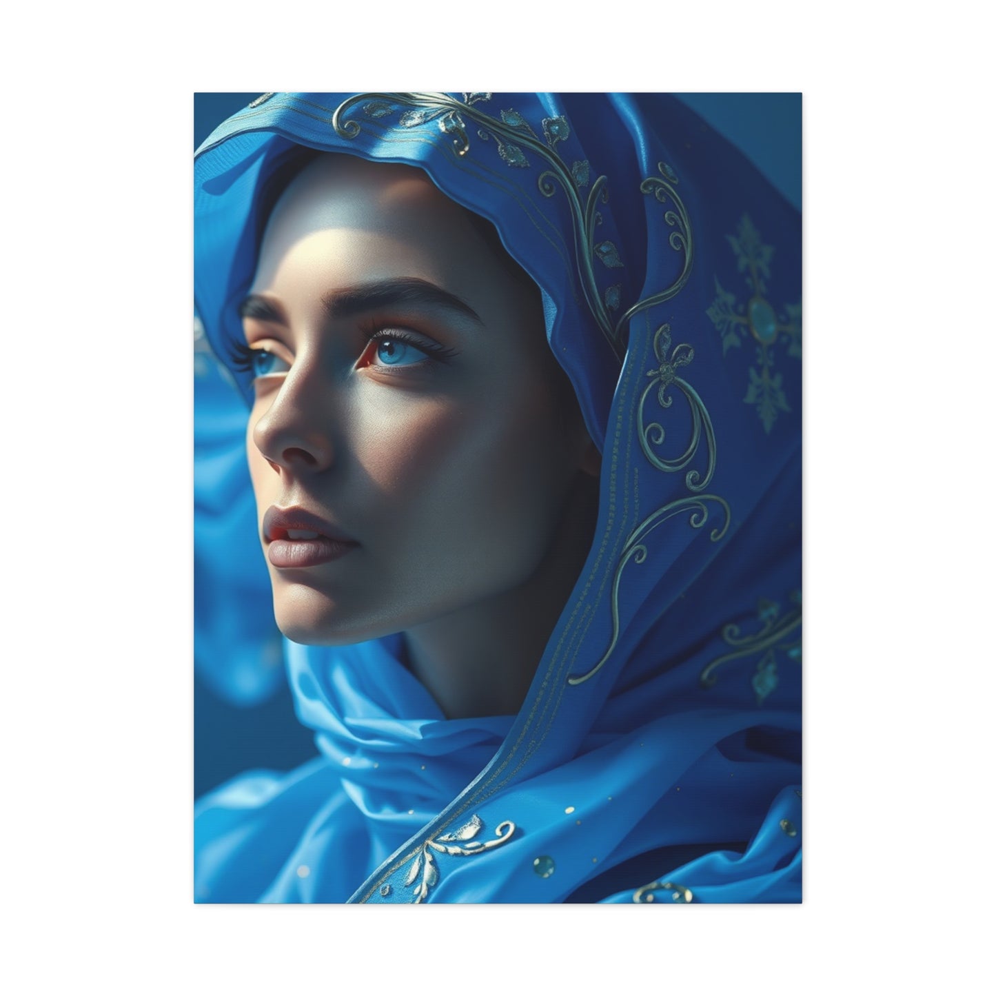 Elite Blue & Gold Art Vision Wall Art & Canvas Print