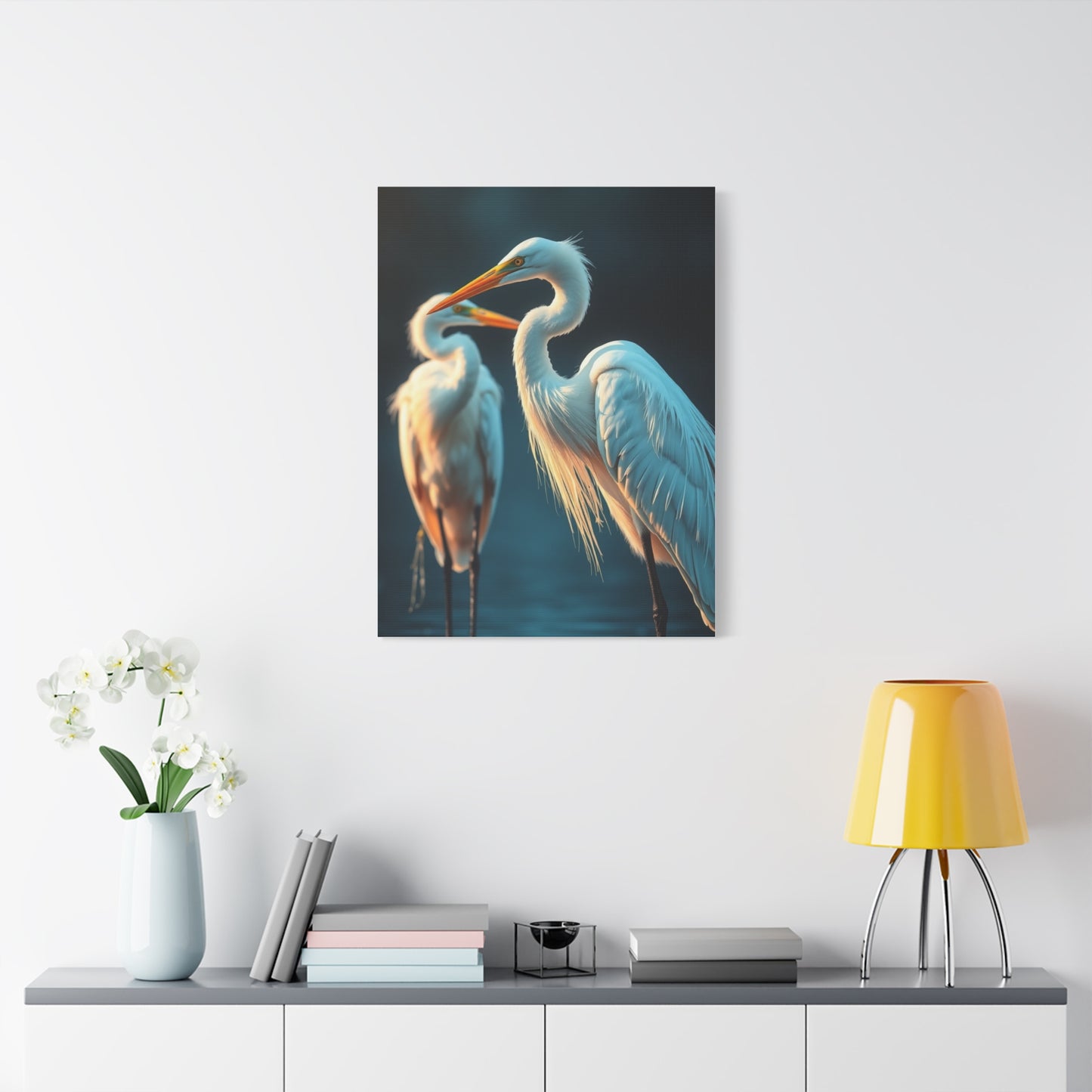 Herons and Egrets Art Refined Canvas Wall Art & Canvas Print