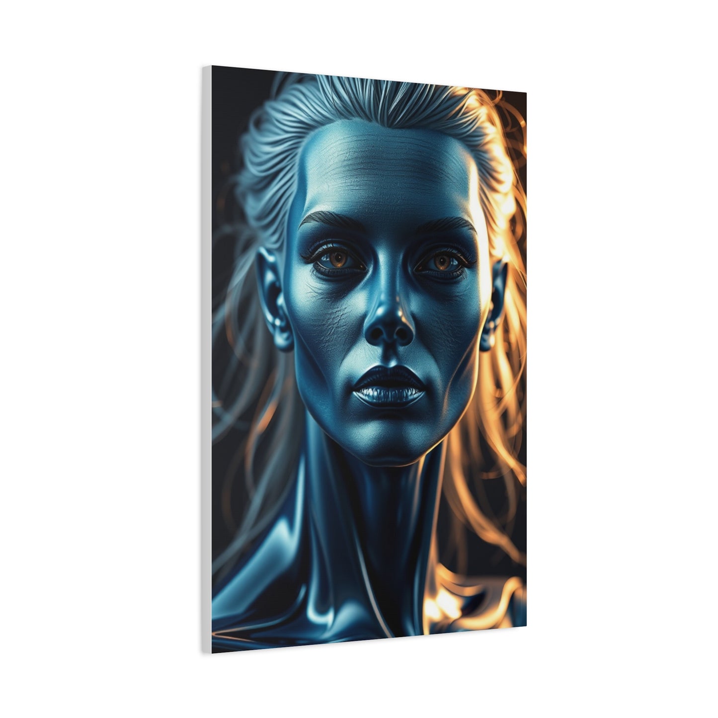 Elite Blue & Gray Art Vision Wall Art & Canvas Print