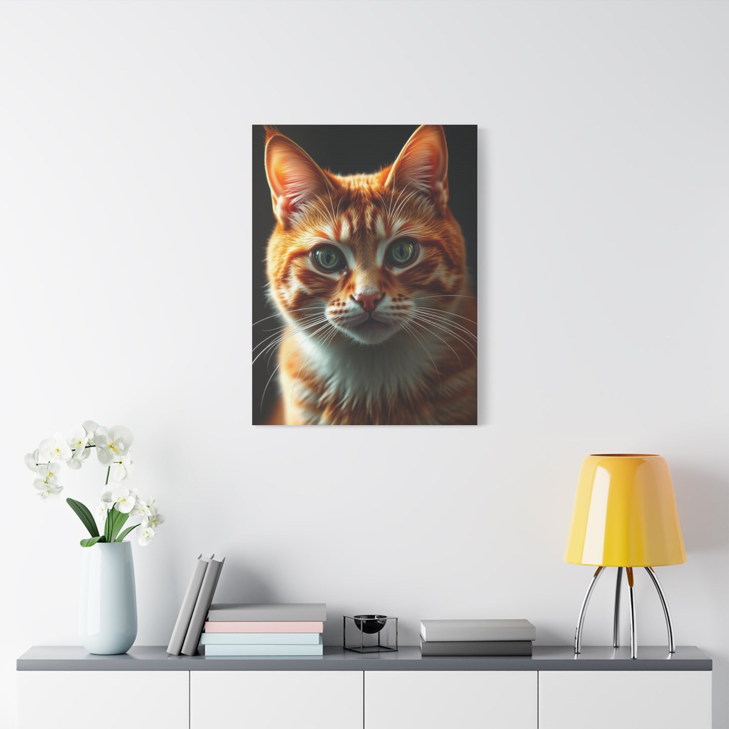 Orange Cat Art Refined Canvas Wall Art & Canvas Print