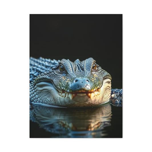 Crocodile & Alligator Art Refined Canvas Wall Art & Canvas Print