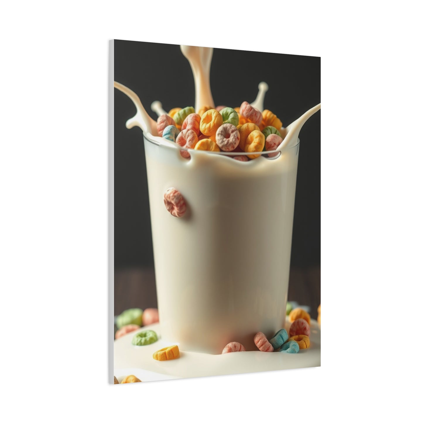 Gourmet Milky Vortex Canvas Wall Art & Canvas Print