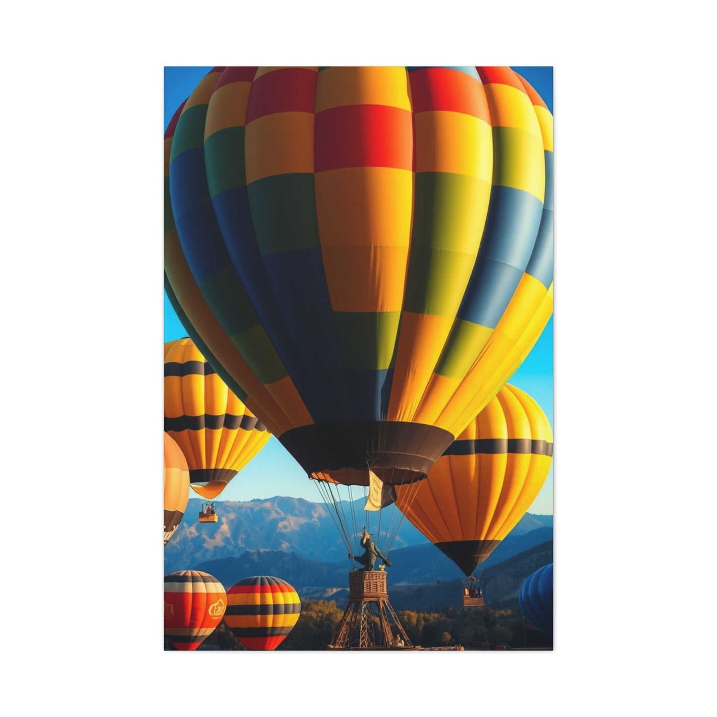 Hot Air Balloon Art Luxury Canvas Wall Art & Canvas Print