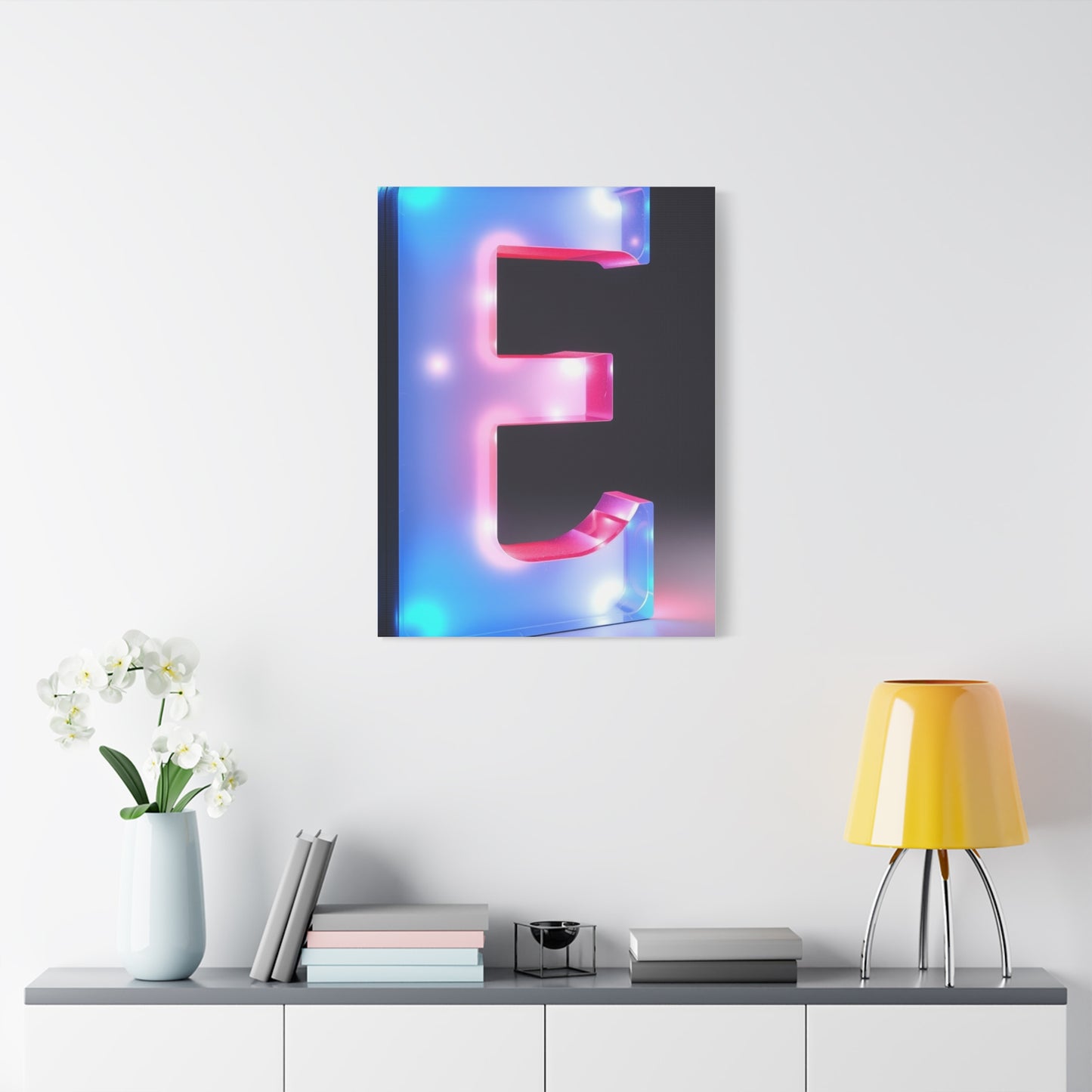 The Letter E - Art Luxury Canvas Wall Art & Canvas Print