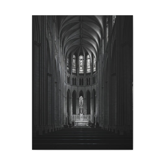 Gothic Cathedral Nave Light Wall Art & Canvas Prints