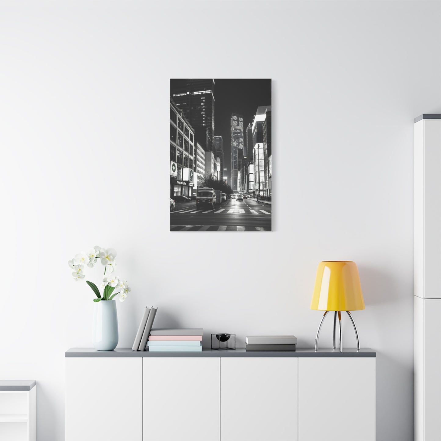 Vision Black & White Cityscapes Art Art Wall Art & Canvas Print