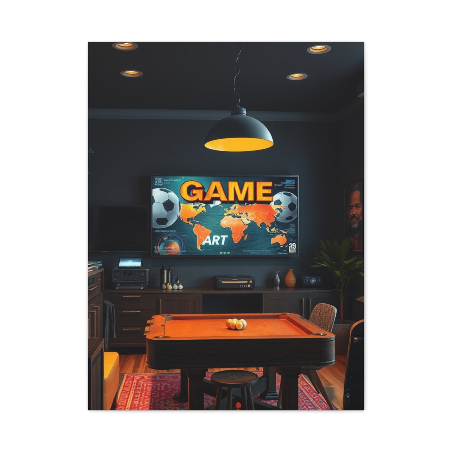 Elite Game Room Art Vision Wall Art & Canvas Print