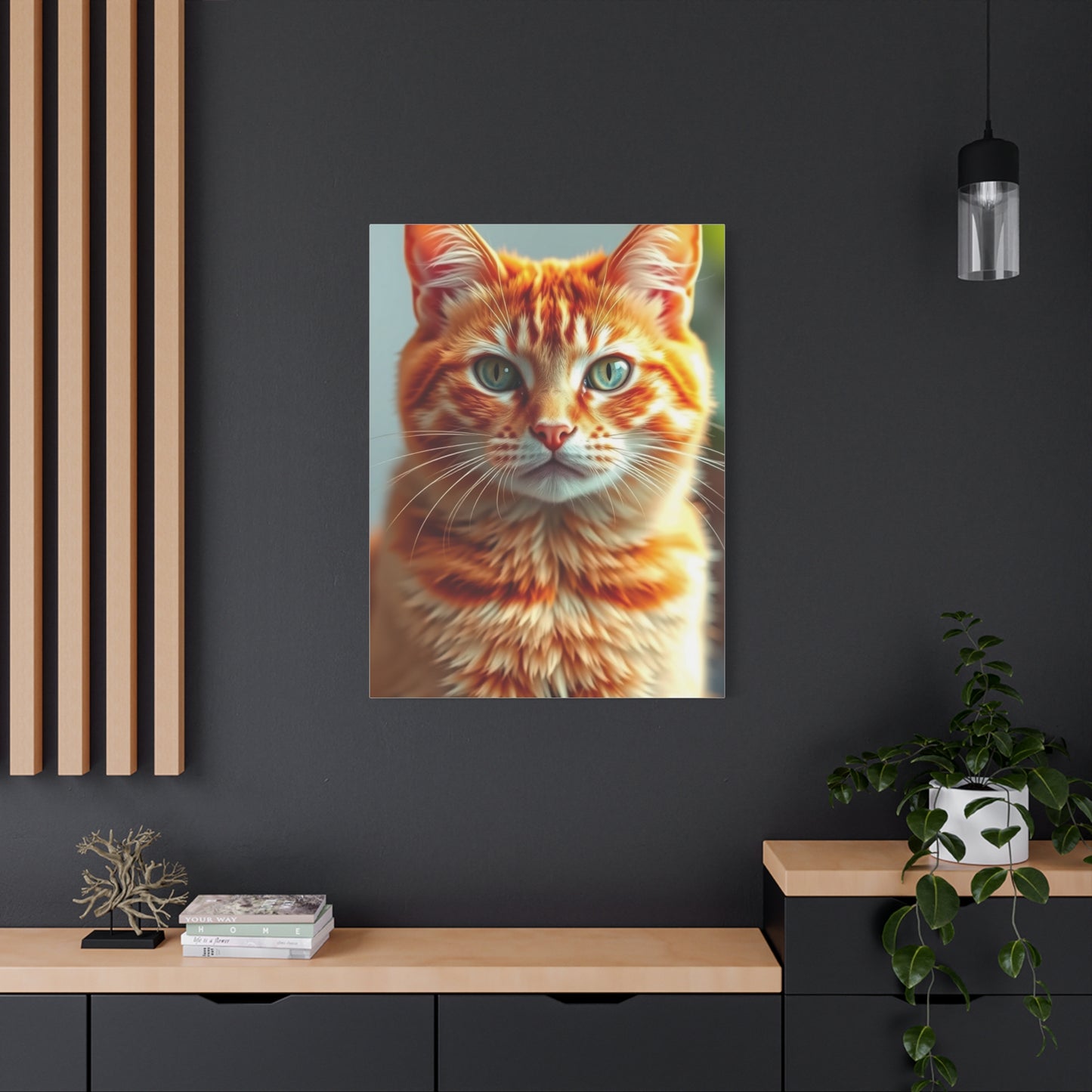 Orange Cat Art Supreme Gallery Wall Art & Canvas Print