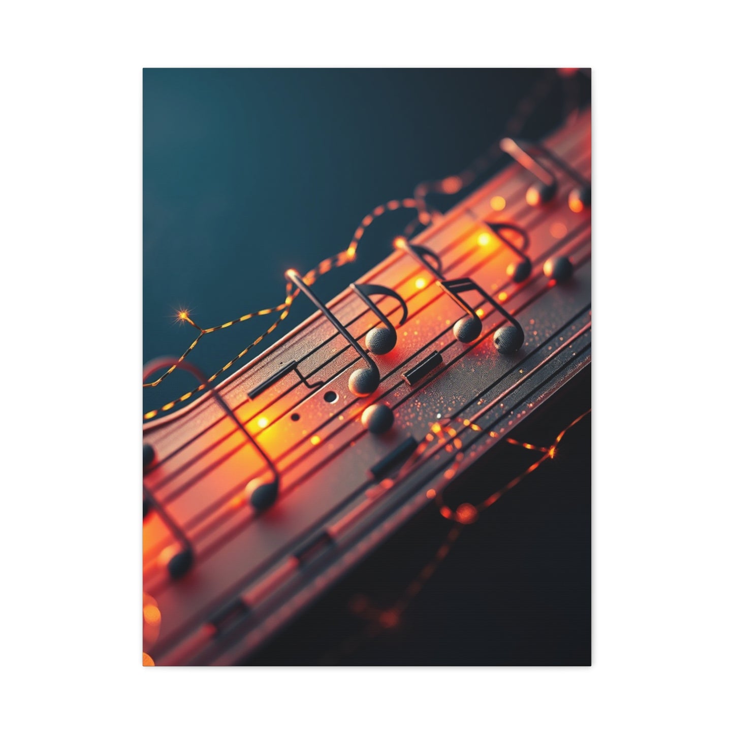 Masterpiece Musical Notes Art Vision Wall Art & Canvas Print