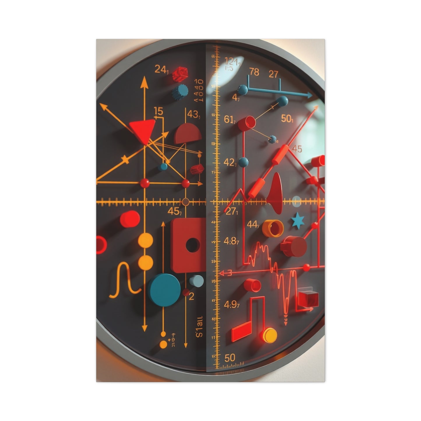 Masterpiece Modern Math Art for Creative Spaces Vision Wall Art & Canvas Print