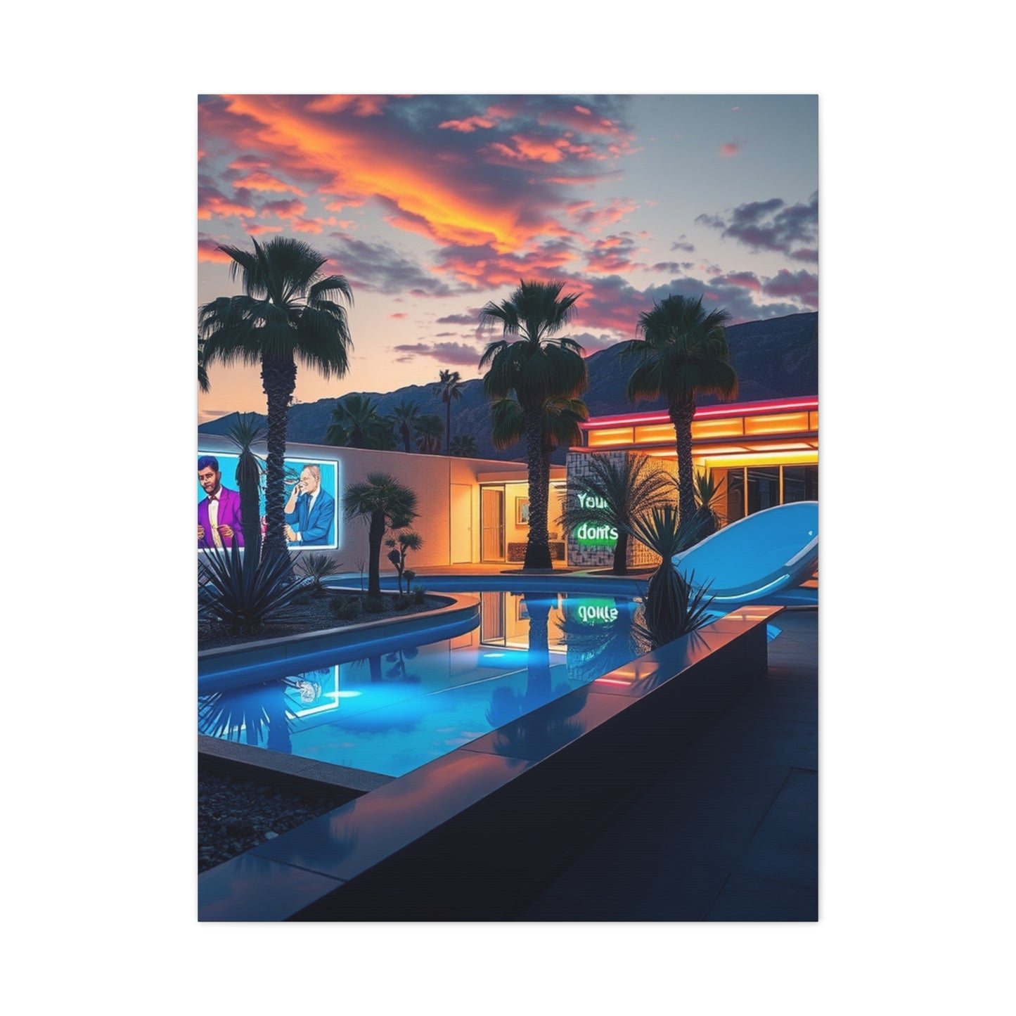 Masterpiece Palm Springs Art Vision Wall Art & Canvas Print