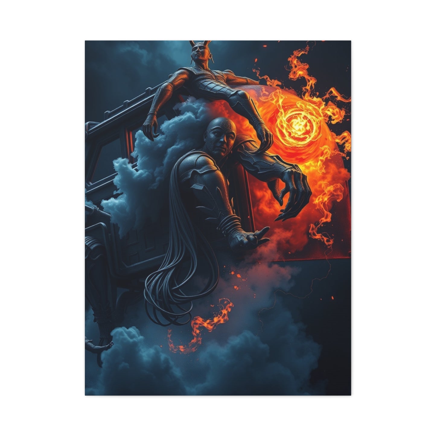 Eclipse of Turbulence Canvas