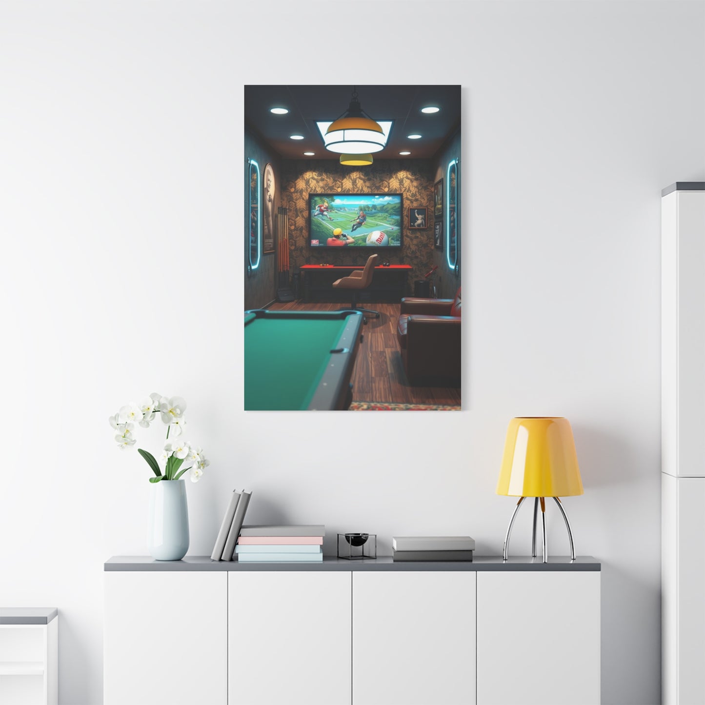 Masterpiece Game Room Art Vision Wall Art & Canvas Print