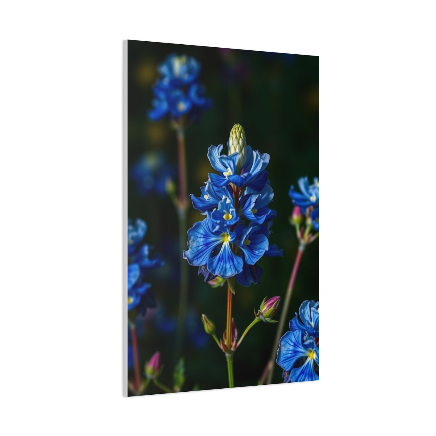 Masterpiece Bluebonnet Flower Art Vision Wall Art & Canvas Print