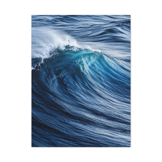 Dynamic Ocean Curl Motion Detail Wall Art & Canvas Print