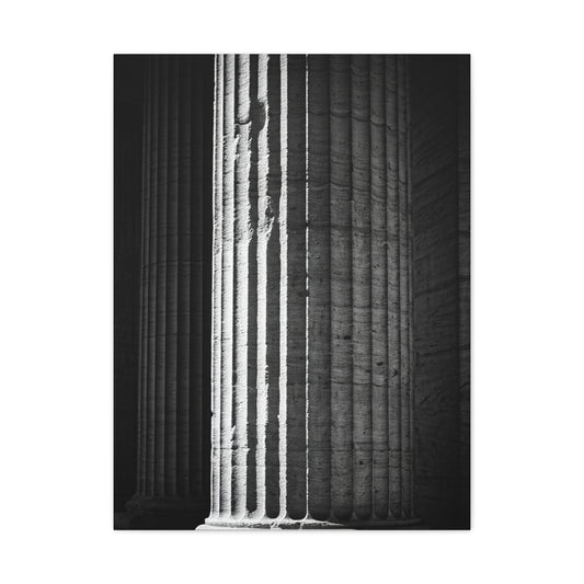Classical Column Light and Shadow Wall Art & Canvas Prints
