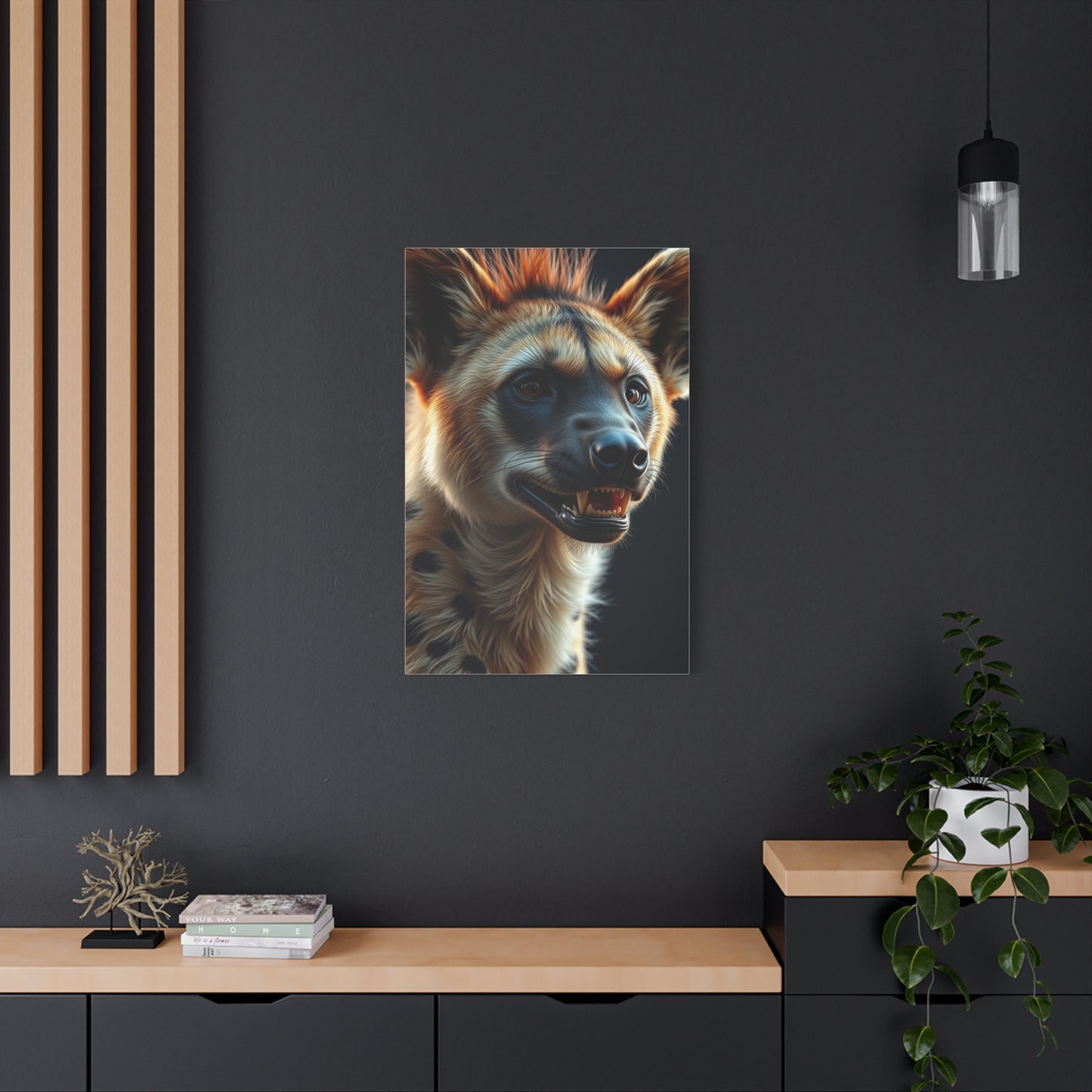 Masterpiece Hyenas Art Vision Wall Art & Canvas Print