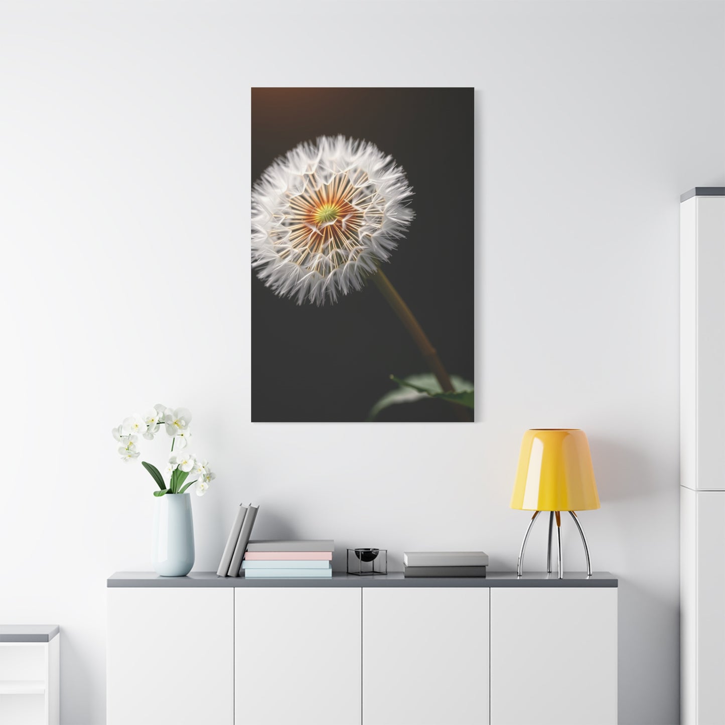 Dandelion Flower Art Refined Canvas Wall Art & Canvas Print