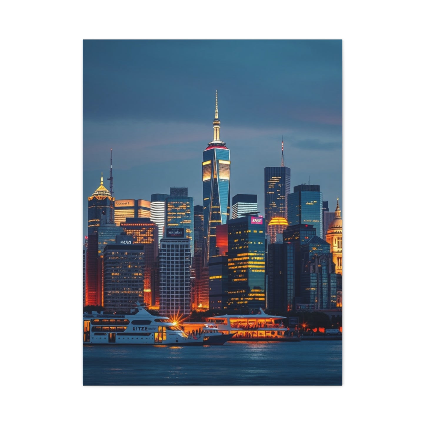 Supreme City Skylines Art Collection Wall Art & Canvas Print