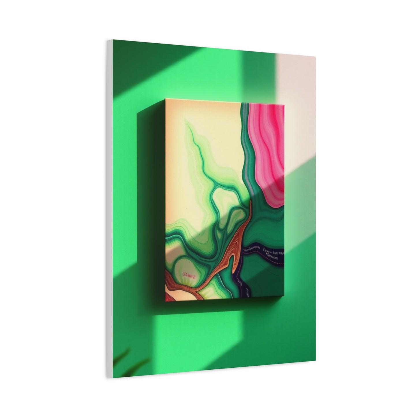 Collection Green & Pink Canvas Art Art Wall Art & Canvas Print