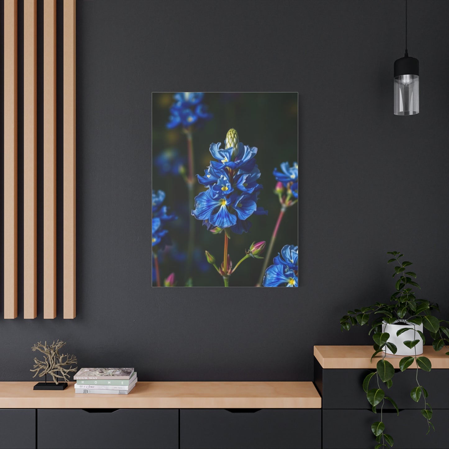 Masterpiece Bluebonnet Flower Art Vision Wall Art & Canvas Print