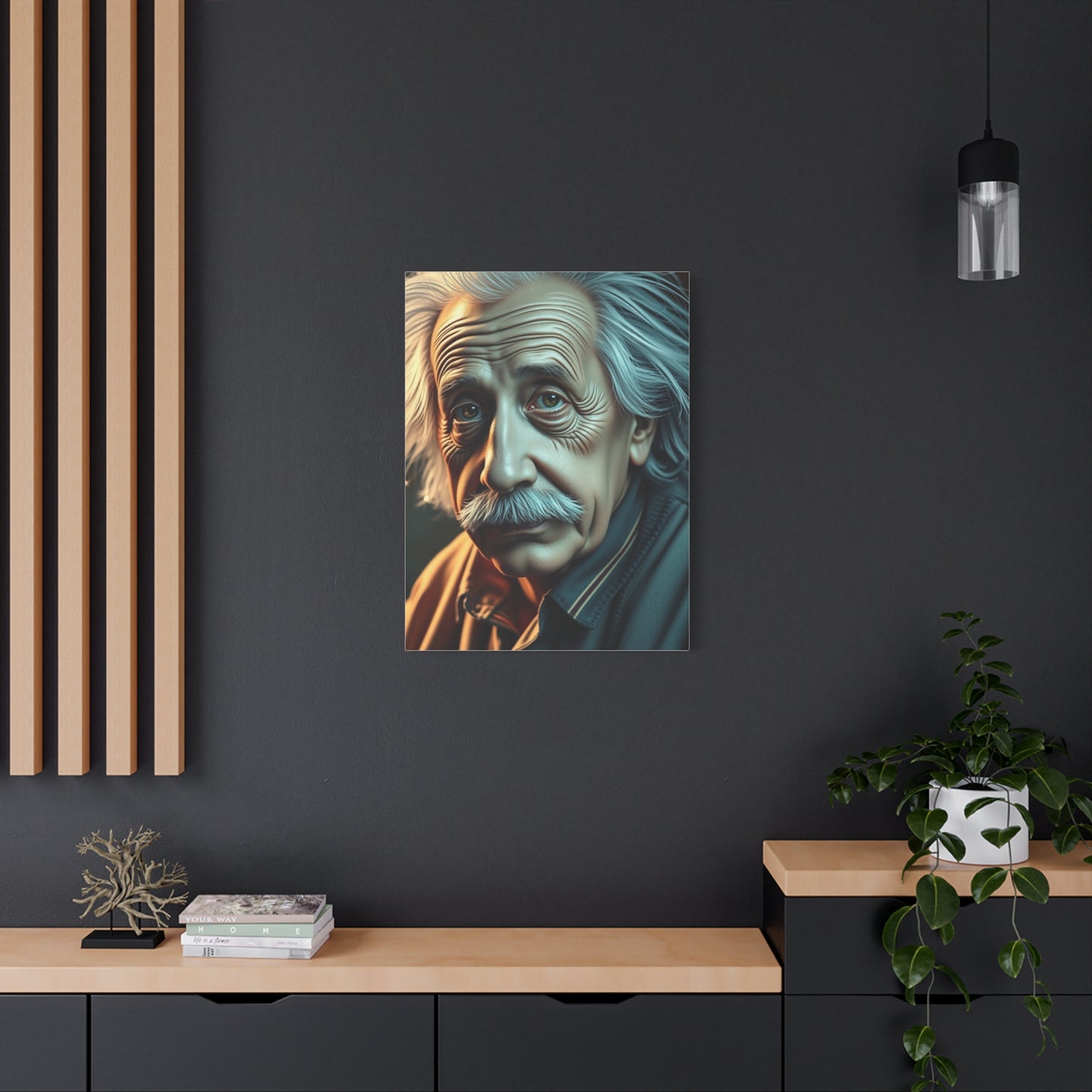 Masterpiece Albert Einstein Art Vision Wall Art & Canvas Print