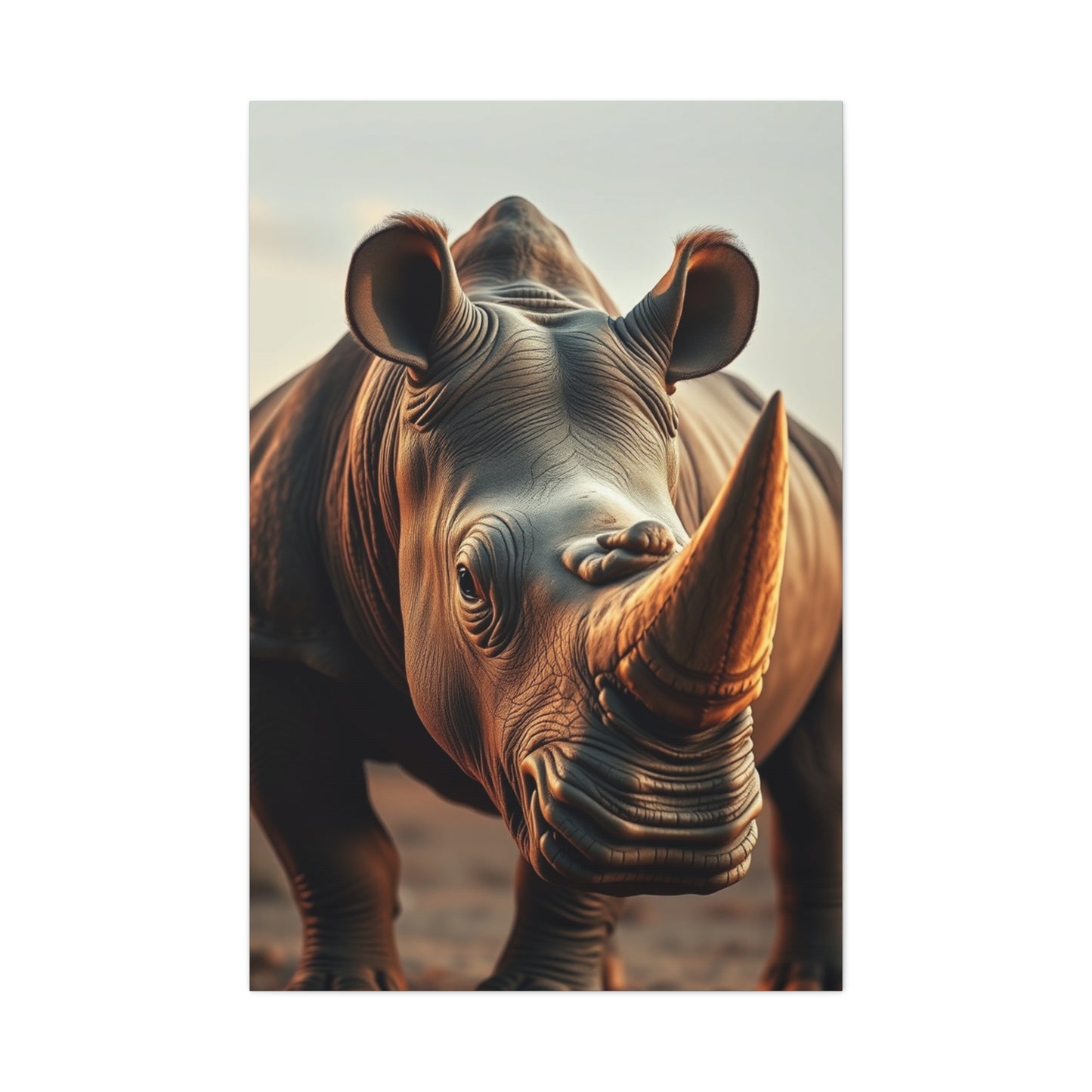 Elite Rhinoceros Art Vision Wall Art & Canvas Print