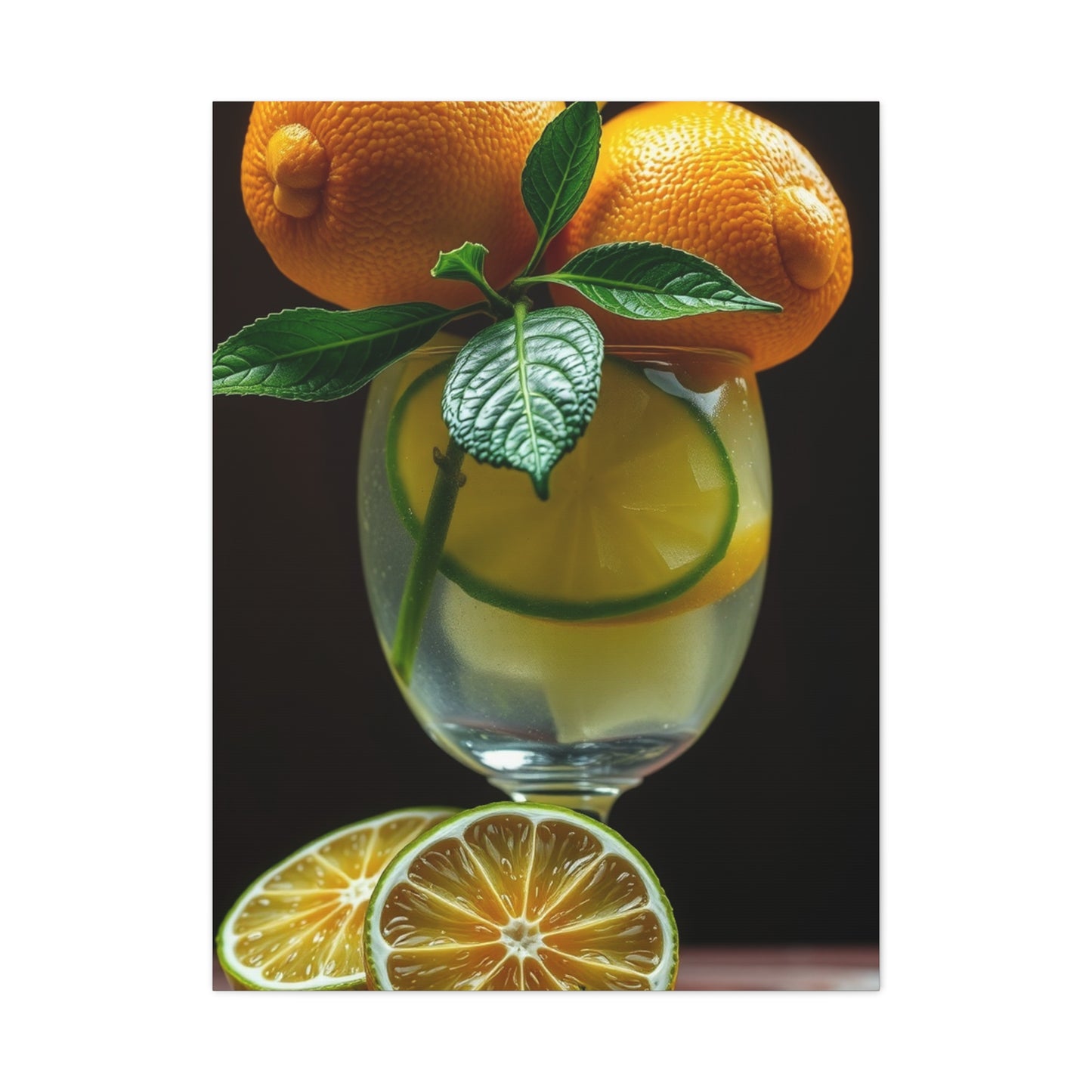 Masterpiece Lemon & Lime Art Vision Wall Art & Canvas Print