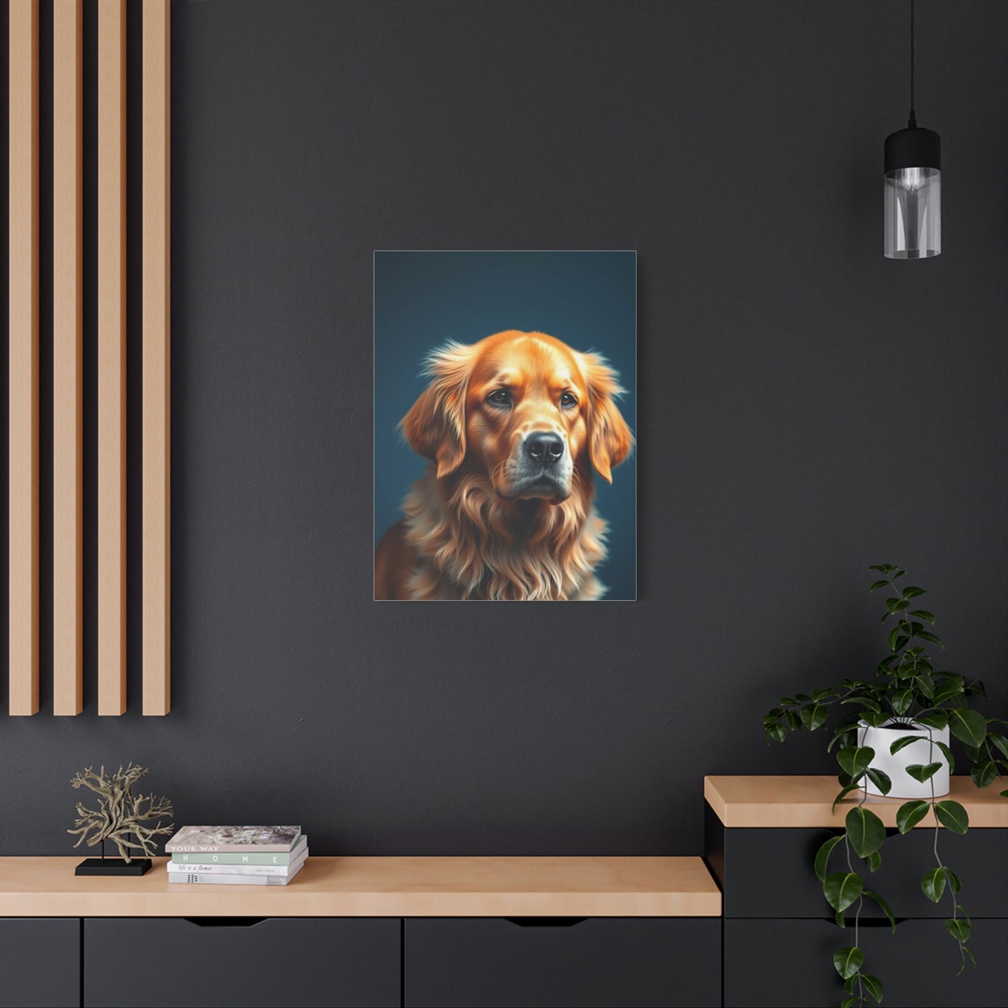 Elite Golden Retriever Art Vision Wall Art & Canvas Print