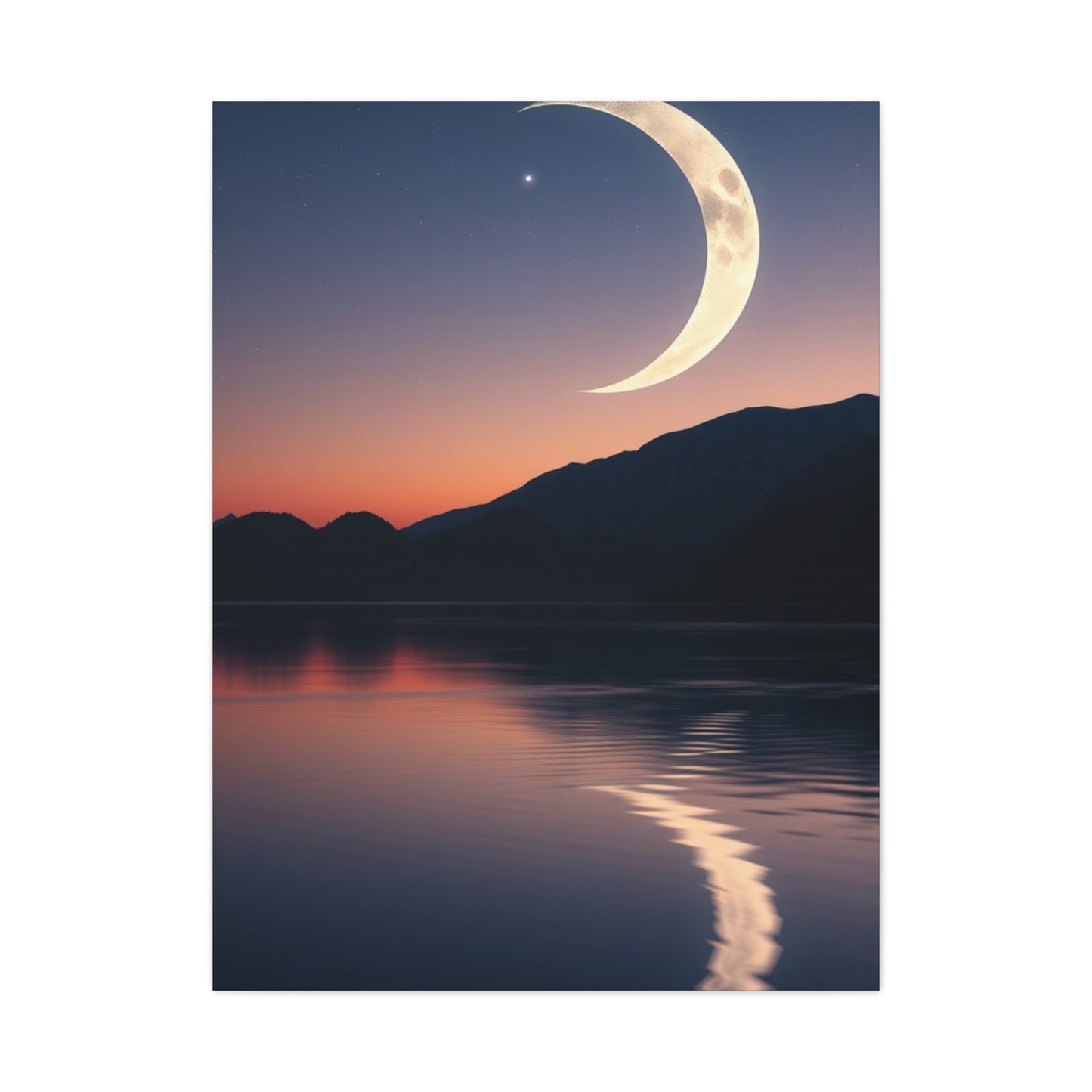 Supreme Crescent Moon Art Collection Wall Art & Canvas Print