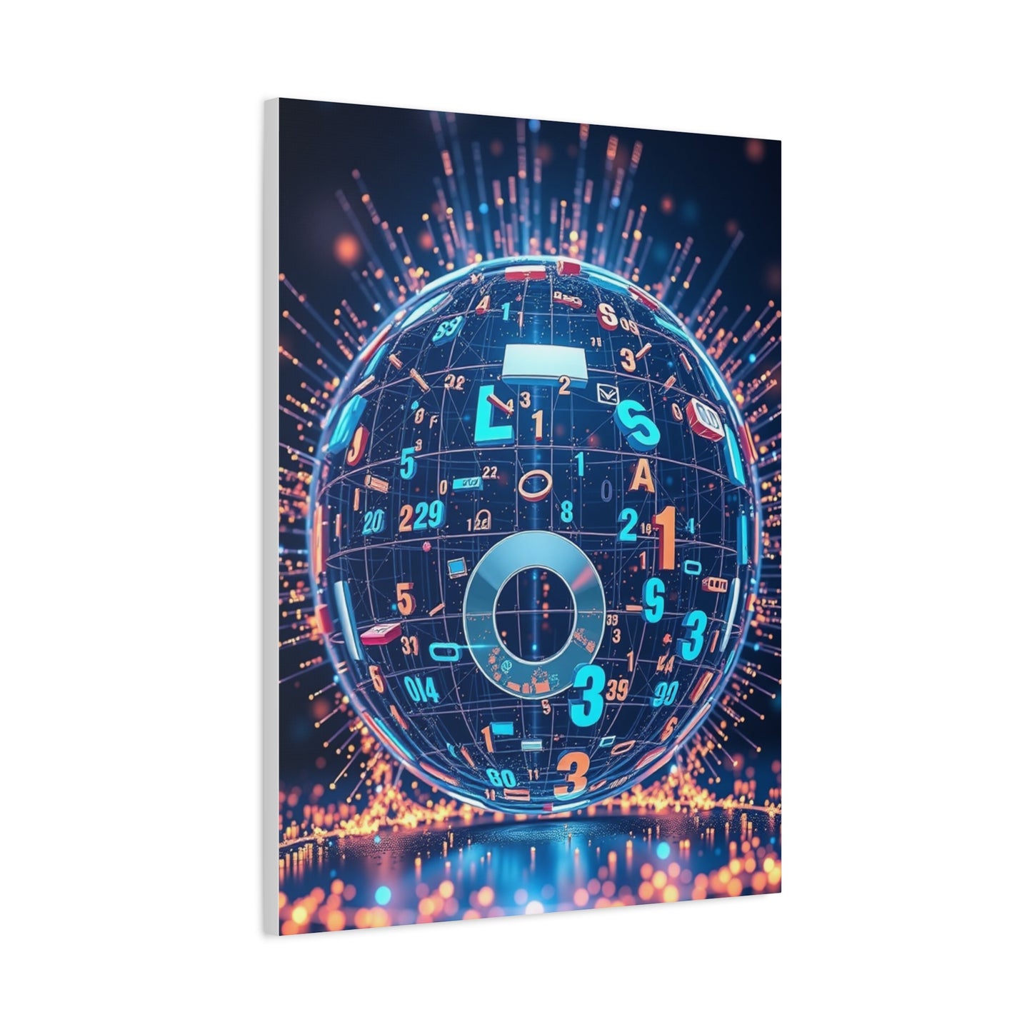 Numbers Art Refined Canvas Wall Art & Canvas Print