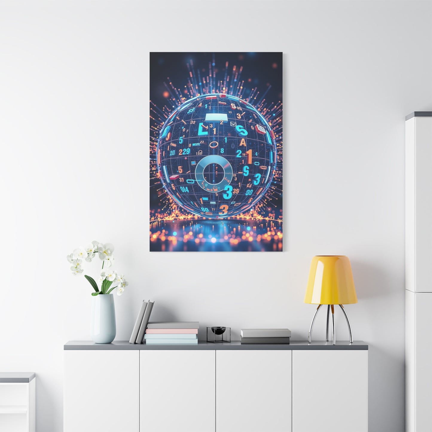 Numbers Art Refined Canvas Wall Art & Canvas Print