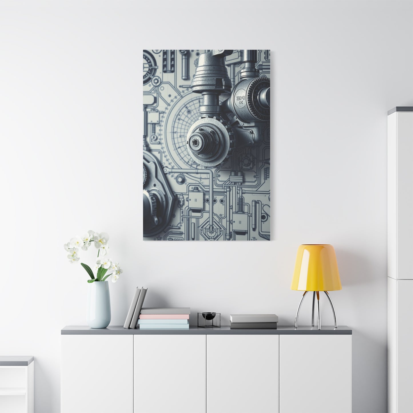 Vision Engineering & Machinery Blueprints Art Art Wall Art & Canvas Print