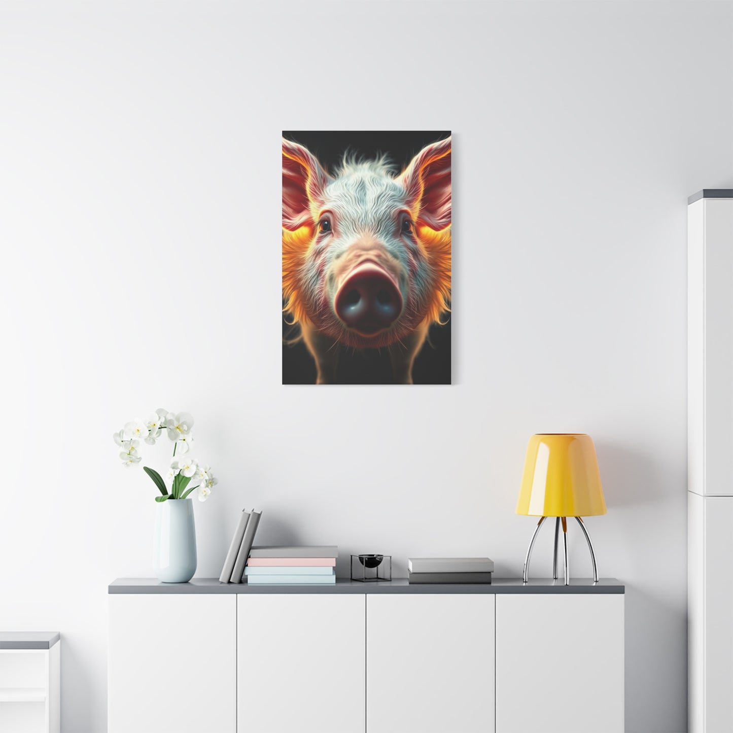 Supreme Pig Art Collection Wall Art & Canvas Print