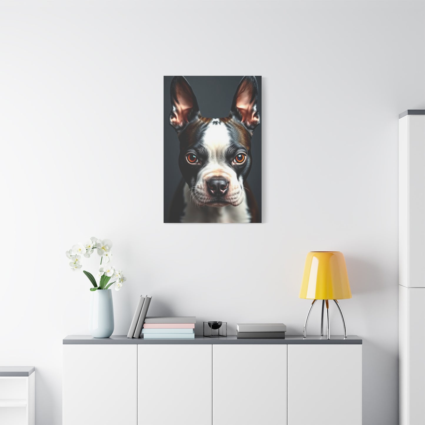 Supreme Boston Terrier Art Collection Wall Art & Canvas Print