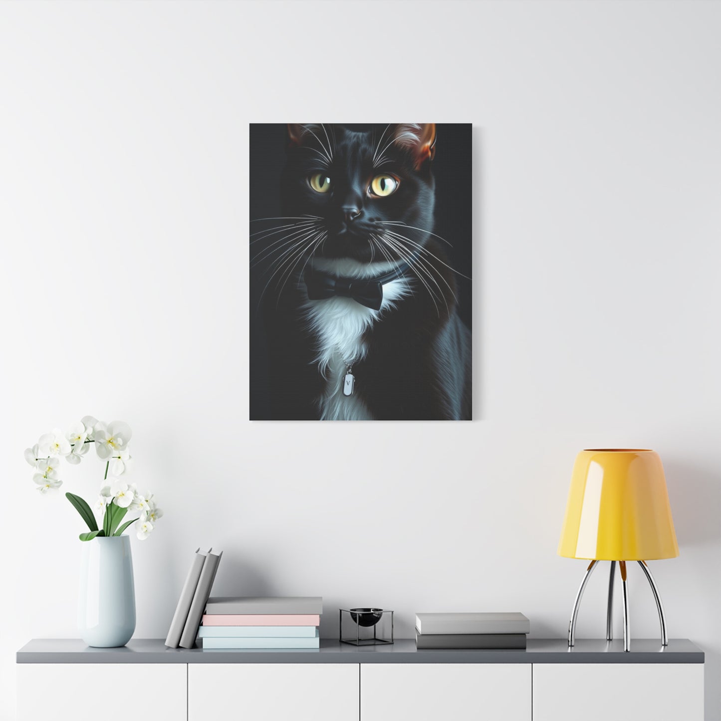 Elite Tuxedo Cat Art Vision Wall Art & Canvas Print