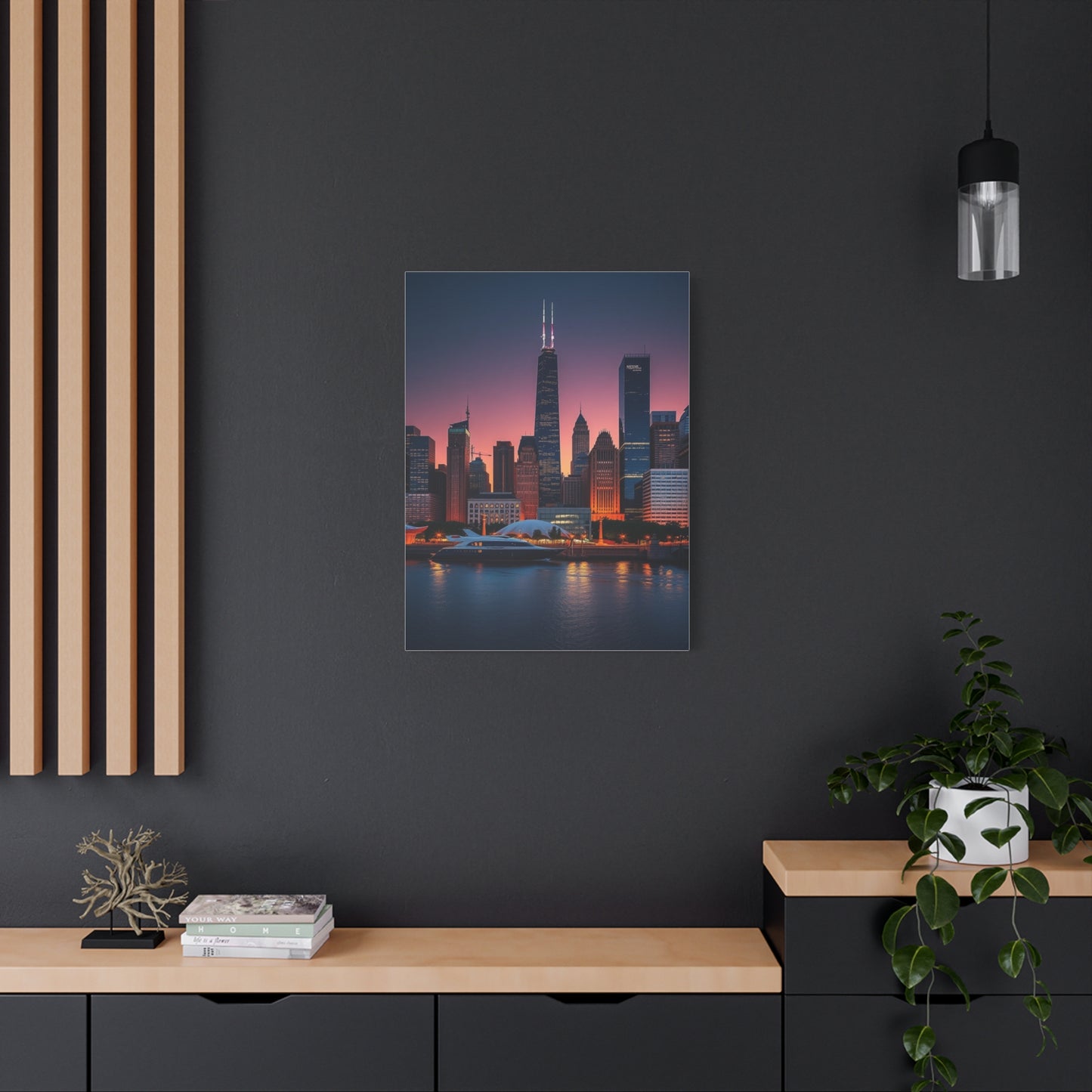 Elite Chicago Skylines Art Vision Wall Art & Canvas Print
