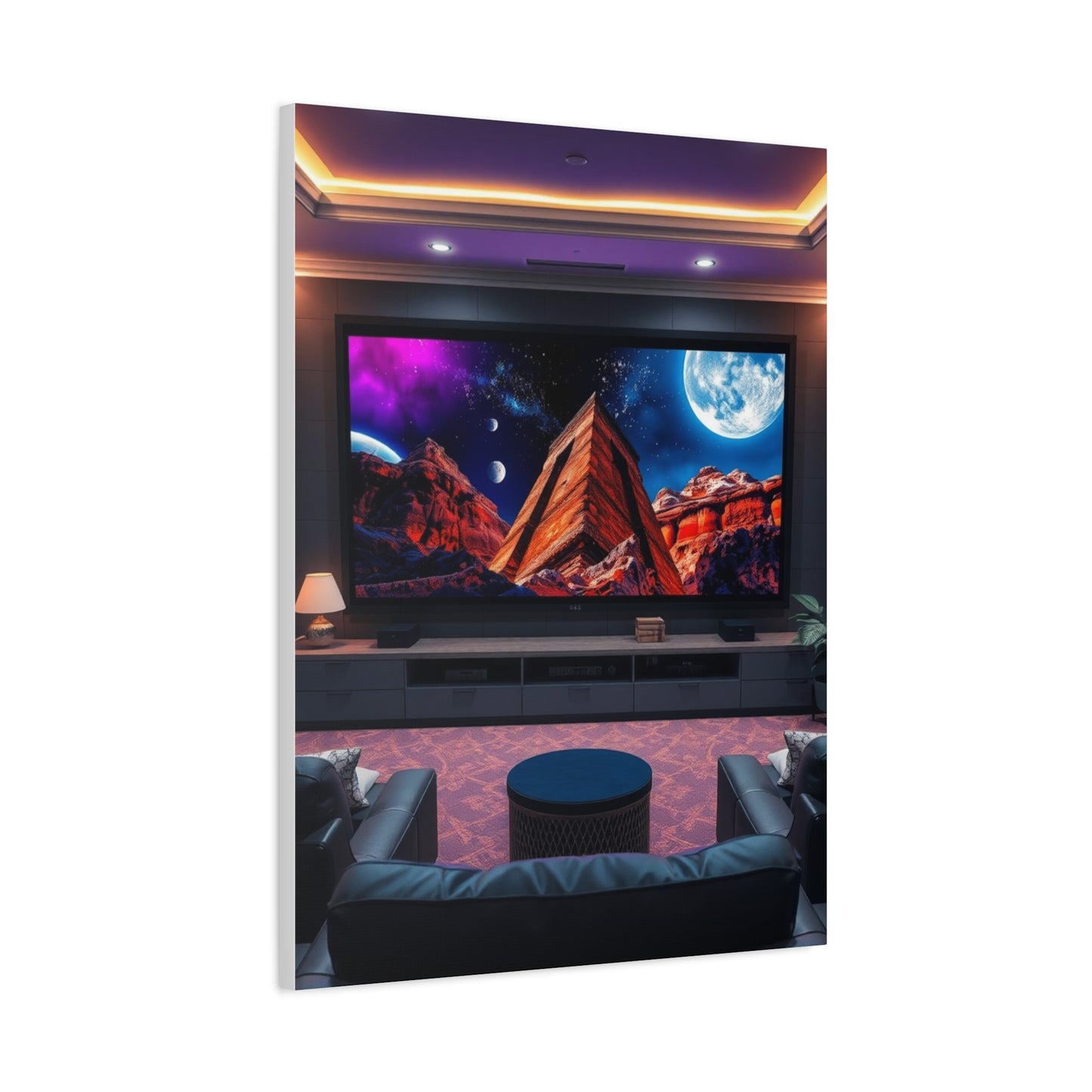 Home Theater Art Refined Canvas Wall Art & Canvas Print