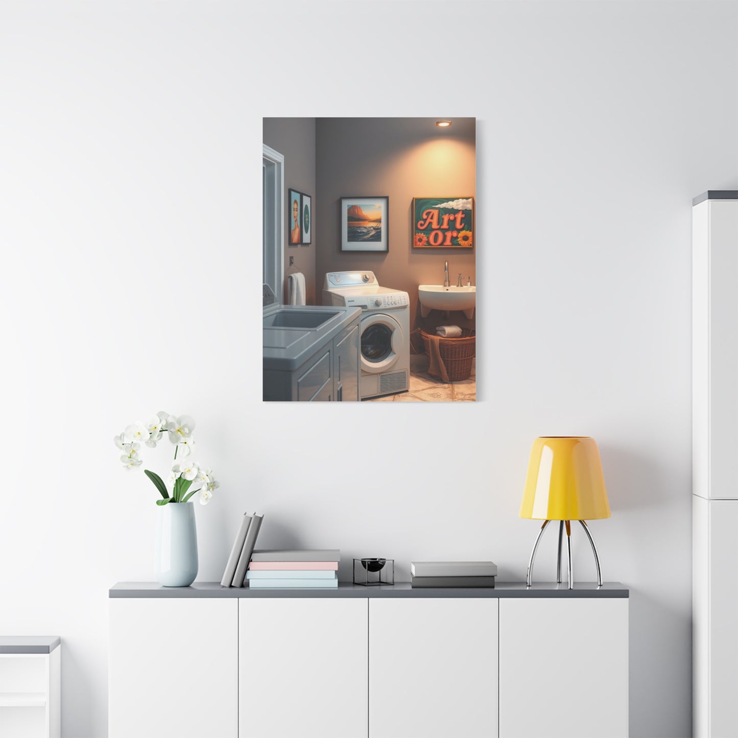 Laundry Room Art Refined Canvas Wall Art & Canvas Print