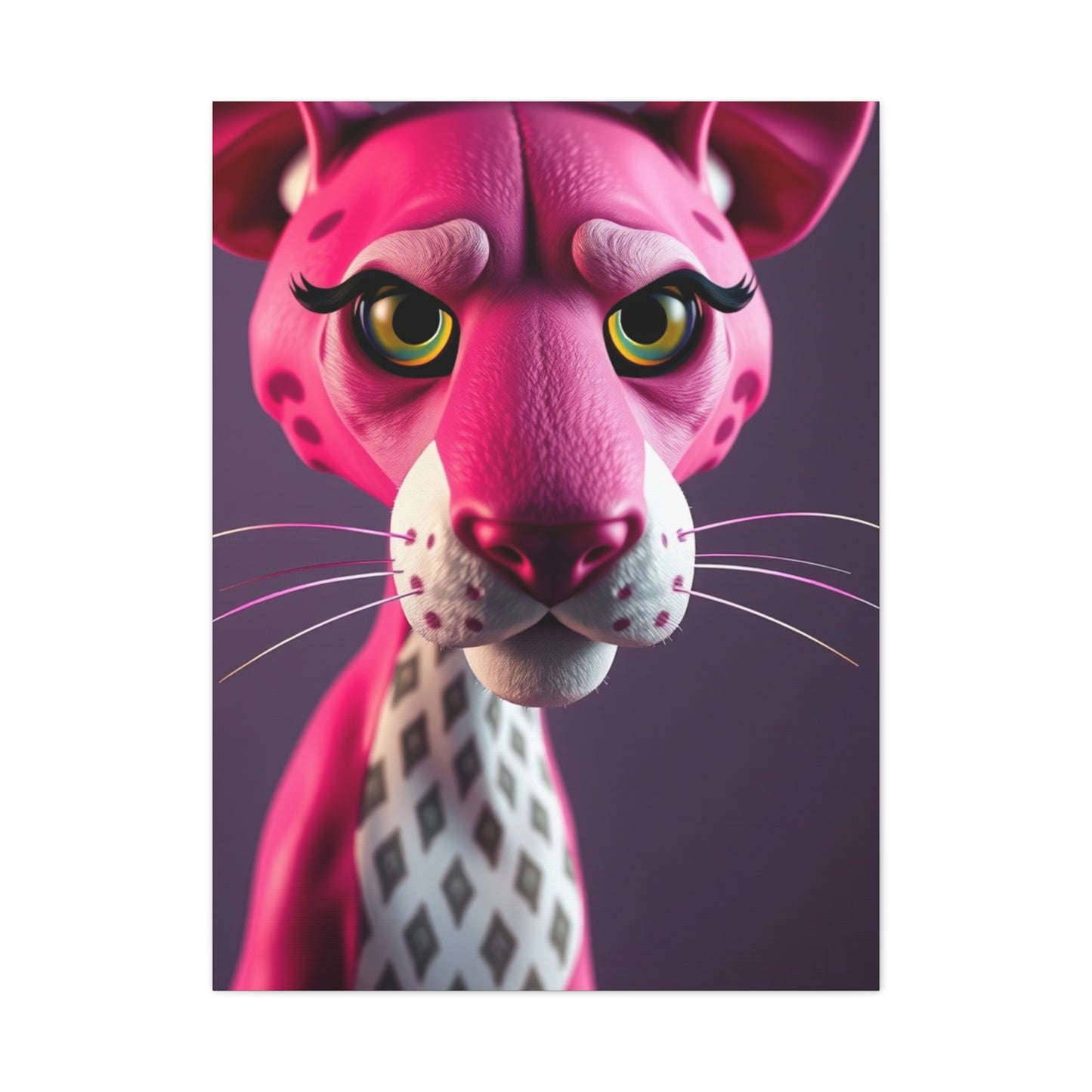 Panther Rose Reverie Wall Art & Canvas Print