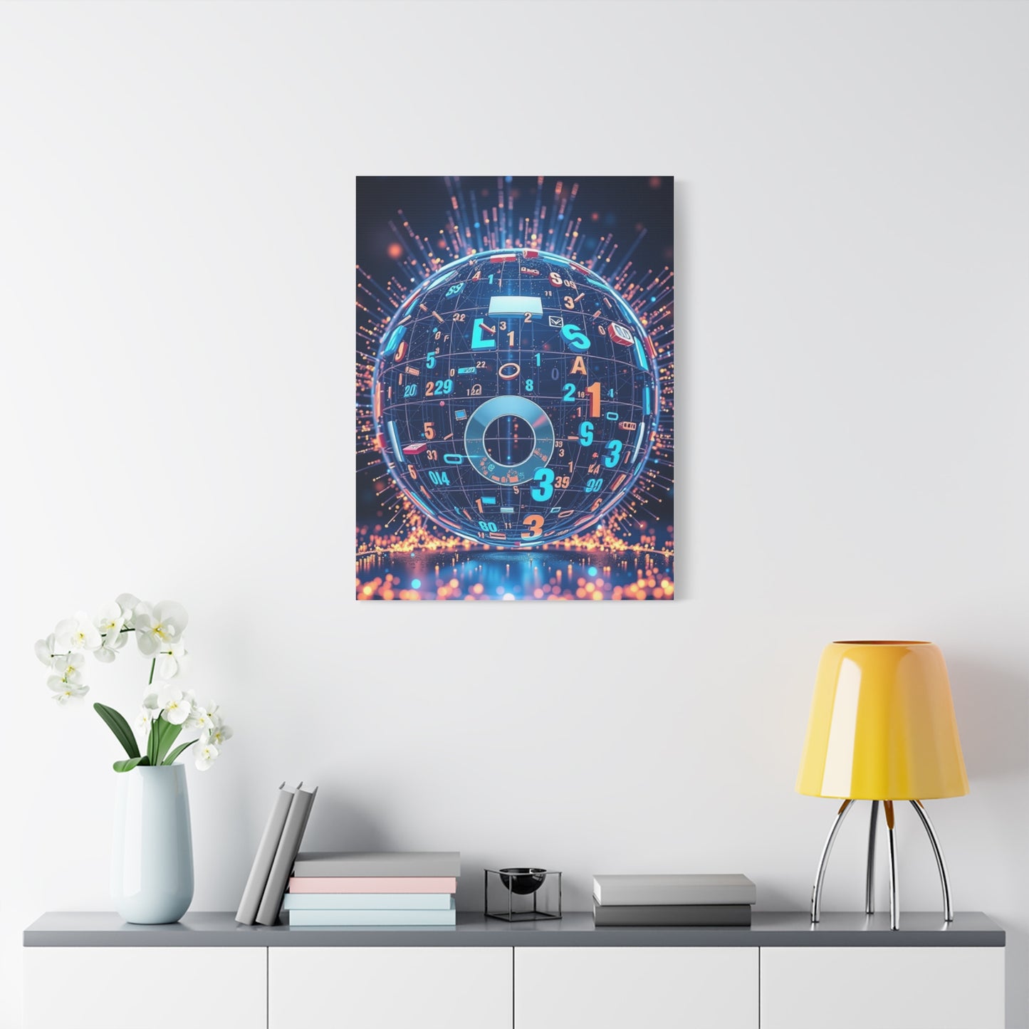 Numbers Art Refined Canvas Wall Art & Canvas Print