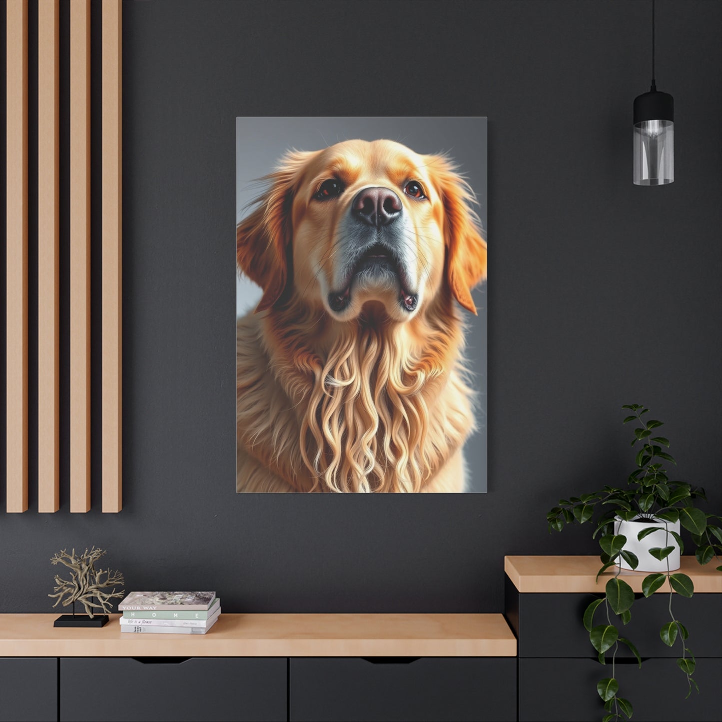 Masterpiece Golden Retriever Art Vision Wall Art & Canvas Print